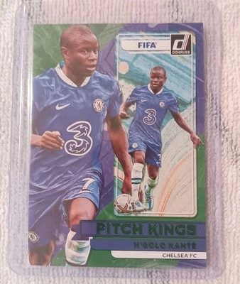 2022-23 Panini Donruss Pitch Kings #2 N'Golo Kante Green SP - Image 1 of 2