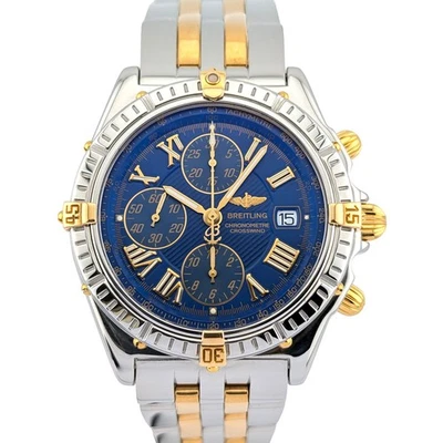 Breitling B13355 Two Tone Crosswind Blue Roman Dial 43mm ~2000s Box & COSC - image 1 of 4
