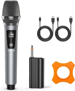 Micrófono Inalámbrico JYX, Micrófono Dinámico Portátil Profesional UHF Metal - Imagen 1 de 3