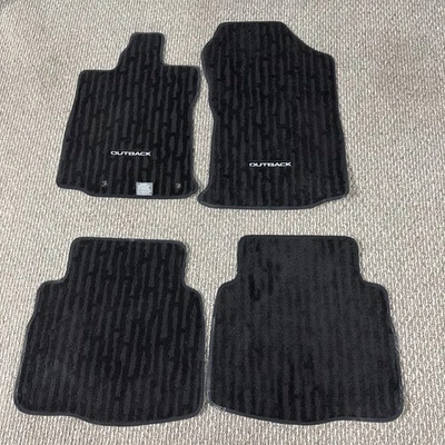 2020-2023 Subaru Outback WAGON Carpet Floor Mats 4 PC SET BLACK J501SAN000 OEM - Image 1 of 4