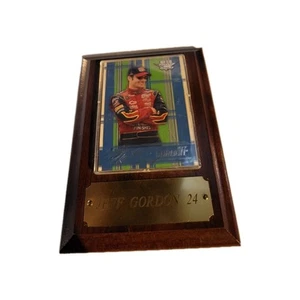 2004 High Gear Jeff Gordon #24 NASCAR Trading Card Mounted on Wood Plaque - Picture 1 of 7