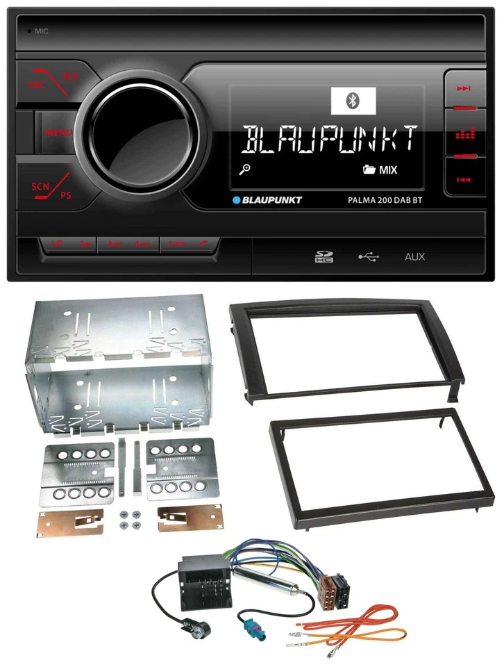 Blaupunkt MP3 Bluetooth DAB 2DIN SD USB Autoradio für Skoda Fabia 6Y Facelift 20 - Bild 1 von 4