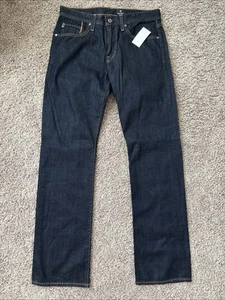 AG Adriano Goldschmid Jean Denim Hombres 32W x 30L Regular Azul EE. UU. 5 Bolsillos Nuevo - Imagen 1 de 8