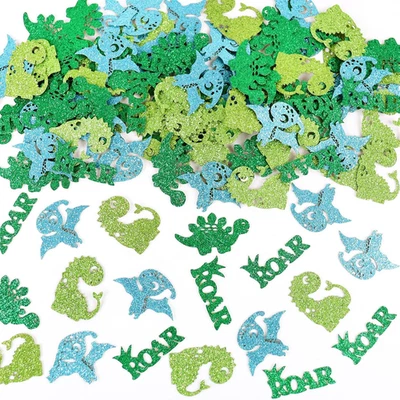 200PCS Dinosaur Confetti Cute Dino Theme Roar Birthday Party Baby Shower Table C - Image 1 of 4