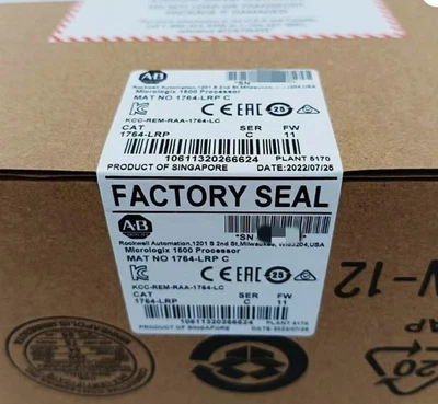 New Sealed Allen Bradley 1764-LRP SER C MicroLogix 1500 Processor PLC 1764-LRP - Image 1 of 4