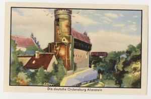 DEUTSCHORDENSBURG ALLENSTEIN OLSZTYN POLEN BURG DEUTSCHLAND IMAGE CARD 1930's - Picture 1 of 2