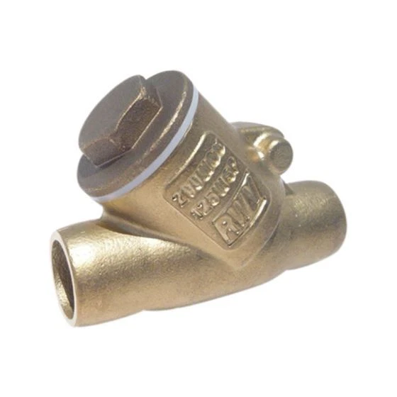 Red-White 237AB 1-1/2 inch Lead Free Brass Solder Ends Swing Check Valve - Image 1 of 1