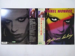 Michael Monroe Nights Are So Long H.I.T. Avenue Records 28HB-2042 Japan LP OBI - Imagen 1 de 3