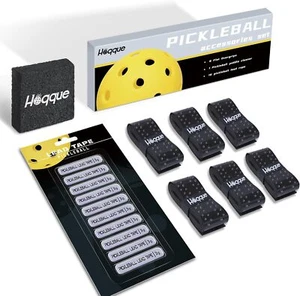 17 In 1 Kit Pickleball Paddle Eraser, 3Pcs Racket Overgrip, 10Pcs 3g Lead Tape E - Picture 1 of 7