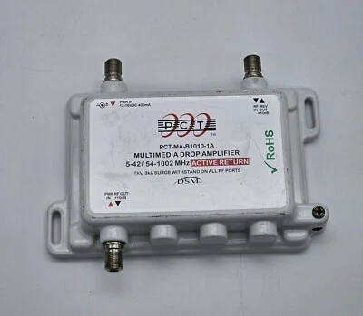 Cable television Signal Booster PCT Active Return Powered Amplifier - Image 1 of 4