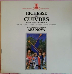 Vinyl 33 Türme Kupferquintett Ars Nova - Reichtum der Blechbläser von gestern und - Bild 1 von 2