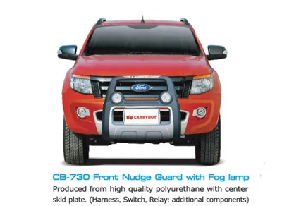 PARAGOLPES PROTECTOR PARRILLA DELANTERA CON FARO ANTINIEBLA PARA FORD RANGER T6 4X4 WILDTRAK 2012-15 Foto 1 de 3