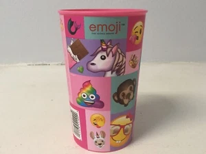 Pink Plastic Emoji Party Cup Tumbler Gobelet Technimark - Picture 1 of 8
