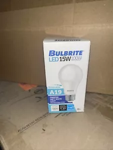 Bulbrite A Line Pear LED Light Bulb Dimmable Frosted Natural White A19 15W 120V - Picture 1 of 4