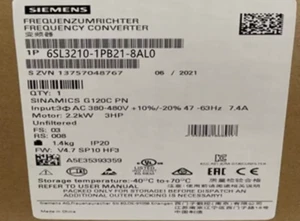 6SL3210-1PB21-8AL0 1PCS NEW Siemens FREQUENCY CONVERTER 6SL3210-1PB21-8AL0 - Picture 1 of 1