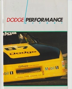 1990 Dodge Performance Report Sales Brochure Viper Shelby Dakota Daytona GTU ES - Picture 1 of 3