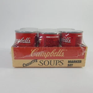 Sealed Campbell’s Soups Collectable Memorabilia Creative Marker Set Soup Markers - Picture 1 of 8