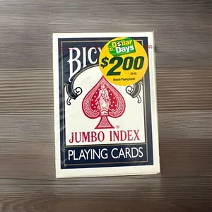 Bicycle Jumbo Index Spielkarten - 1 Deck Index 88 - Bild 1 von 4