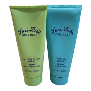 Deci Dela Nina Ricci Perfumed Bath Shower Lotion & Perfumed Body Lotion 2.5 oz - Picture 1 of 2