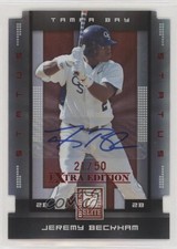 2008 Donruss Elite Extra Edition Status Red Die-Cuts /50 Jeremy Beckham #45 Auto