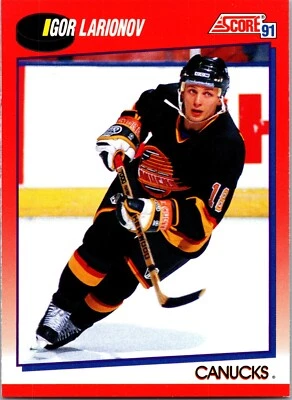 1991-92 Score Canadian - Igor Larionov #168 - Image 1 of 2