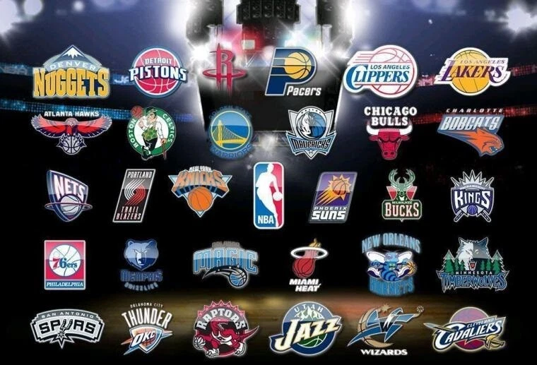 Ímãs de programação de equipes de basquete da NBA 2025/26 5" X 3,5" (escolha da lista) - Imagem 1 de 1