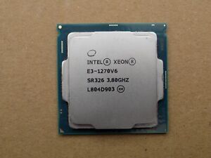Intel Xeon E3 1270 V6 3.80Ghz to 4.20GHz 4 Core 8 Threads CPU Tracked24 Delivery