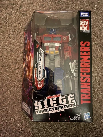 Transformers OPTIMUS PRIME Siege War For Cybertron Autobot NIB Sealed Cover