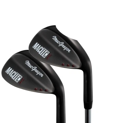 DEFECT MacGregor Golf MacTec X Black Wedge Set, Men Right Hand, Missing 52 Wedge - Image 1 of 2