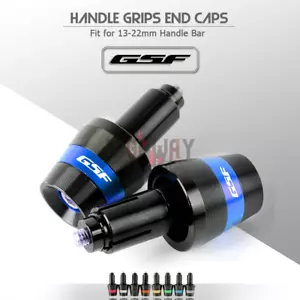 Maniglia Alluminio Impugnature Estremità Barra Maniglia Spina Slider per Suzuki GSF650 BANDIT - Foto 1 di 20