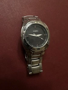 Rare Fossil Big Tic Watch, AM-3758, 2 Color Display, New Batteries, Works Great - Picture 1 of 16