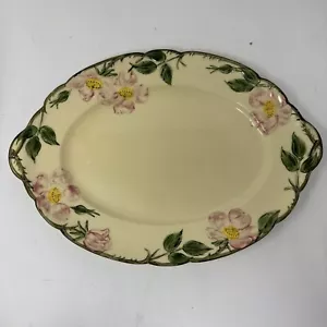 Franciscan Ware Desert Rose 14" Ovale Servierplatte - Hergestellt in den USA - 1940er - Bild 1 von 7