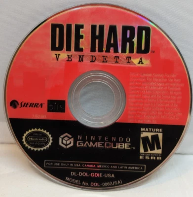 Die Hard: Vendetta - Nintendo GameCube - Disc Only - Tested - Image 1 of 3