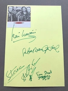 EXTRABREIT In-person 1996 signed Briefkarte 15x20 Autogramme SELTEN! - Picture 1 of 1