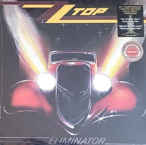 ZZ TOP ELIMINATOR 40TH ANNIVERSARY GOLD-VINYL LP " NEW, SEALED " - Picture 1 of 2
