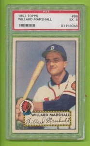 1952 Topps - Willard Marshall (#96)  Boston Braves  PSA 5 - Picture 1 of 1