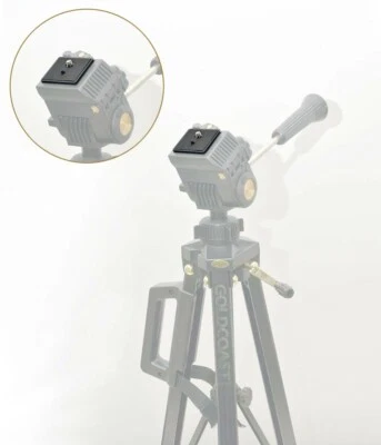 Placa de liberación rápida para trípode Goldcoast GT-300 o GT-350 GT300 GT350 zapata de cámara Foto 1 de 4