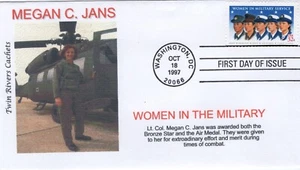 USPS FDC #3174 1997 32¢ Women in the Military Twin Rivers Cachet ST2732 - Picture 1 of 2