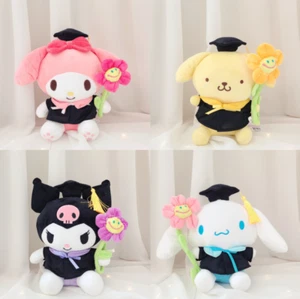 Graduation Doll Graduation Cap Sanrio Cinnamoroll My Melody Kuromi Ted Rico 30cm - Picture 1 of 15