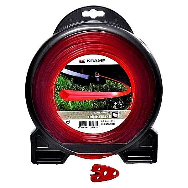 MARKENLOS Long Life Faden vierkant für Trimmer und Freischneider 4mm-25m NL4025SKR