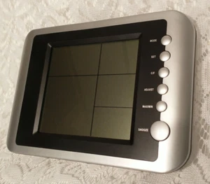 Electronic Weather Station Alarm Time Calendar Snooze Modes tblkm1 - Picture 1 of 12