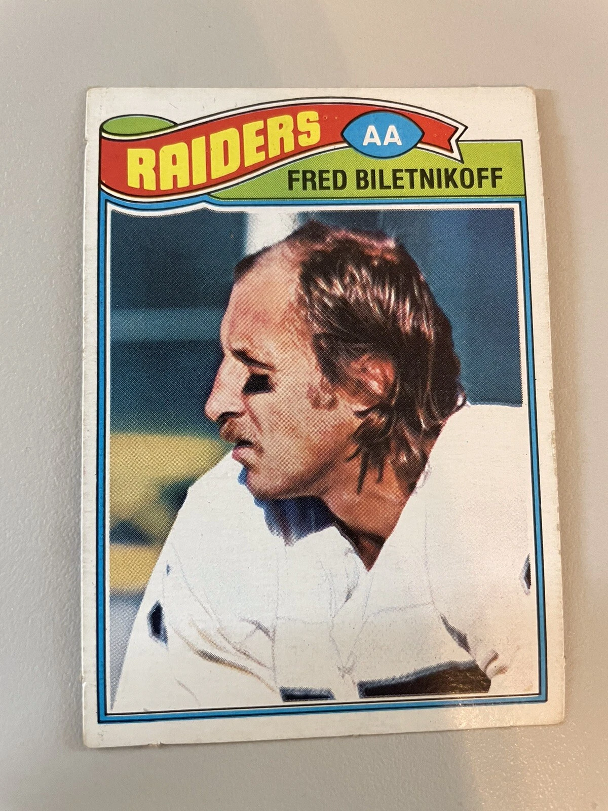 1977 Topps MEXICAN #295 Fred Biletnikoff very RARE short print Super Bowl XI MVP