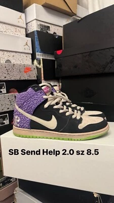 Talla 8.5 - Nike Dunk Prm SB High Enviar Ayuda 2 Foto 1 de 4