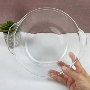 Anchor Hocking Fire King Clear Baking Dish Circle 2 QT - Picture 1 of 4