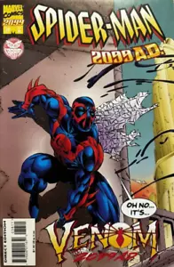 Spider-Man 2099 #38 A+B Comic Set 1995 - Marvel Comics - Spider-Man Venom - Foto 1 di 2