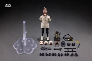 1/12 HASUKI Pocket Art guardia di sicurezza Hiyo Reizei con occhi mobili figura testa - Foto 1 di 17