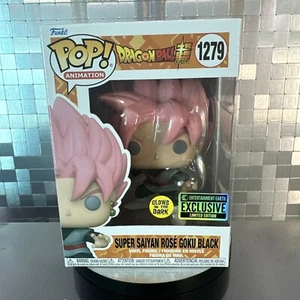 Funko Pop! Dragon Ball Super Saiyan Rose Goku Black #1279 GITD GLOW EE Exclusive - Picture 1 of 9