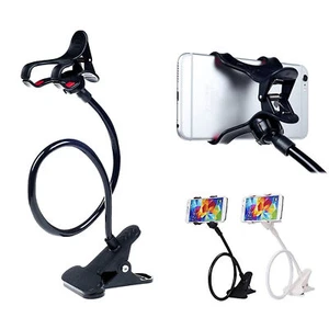 Support de téléphone col de cygne flexible multifonctionnel lit paresseux support de bureau bras long - Photo 1 sur 14