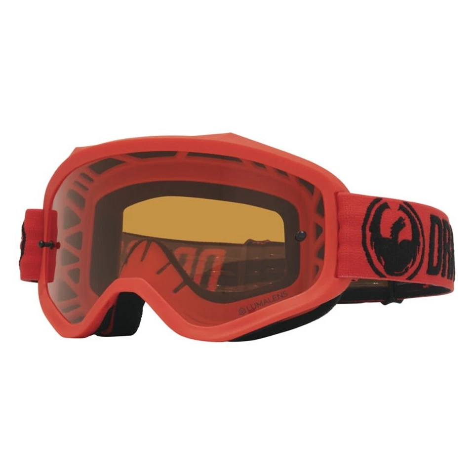 Óculos Dragon Eyewear MXV vermelho off road com lente âmbar lumalens - Imagem 1 de 1