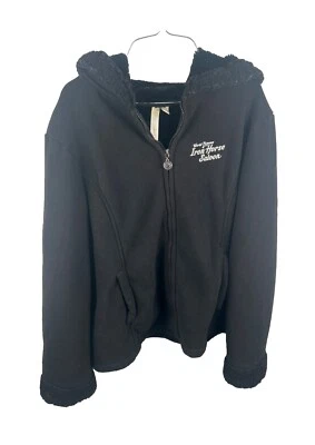Chaqueta con Capucha Iron Horse Saloon con Cremallera, Forro de Piel Sintética, Bordada, Para Mujer’s XL Foto 1 de 4
